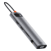 Дополнительное изображение книги «Концентратор 11in1 Baseus Metal Gleam Series, USB-C - 3x USB 3.0 + 2x HDMI + USB-C PD + Ethernet RJ45 + microSD|SD + VGA + AUX»