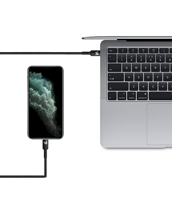Дополнительное изображение книги «Wozinsky cable USB Type C - USB Type C Power Delivery 18W 2m black (WUC-PD-CC2B)»