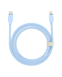 Baseus cable, USB Type C - Lightning 20W cable, length 2 m Jelly Liquid Silica Gel - blue