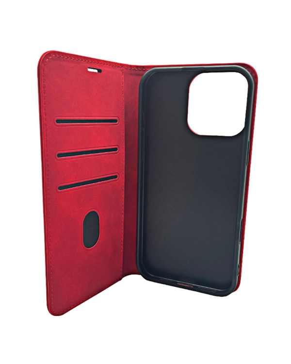 Чехол-книжка Fusion Smart Suede для Samsung A556 Galaxy A55 5G красный