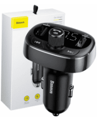Трансмиттер FM Baseus T-образный S-09 Bluetooth (черный)