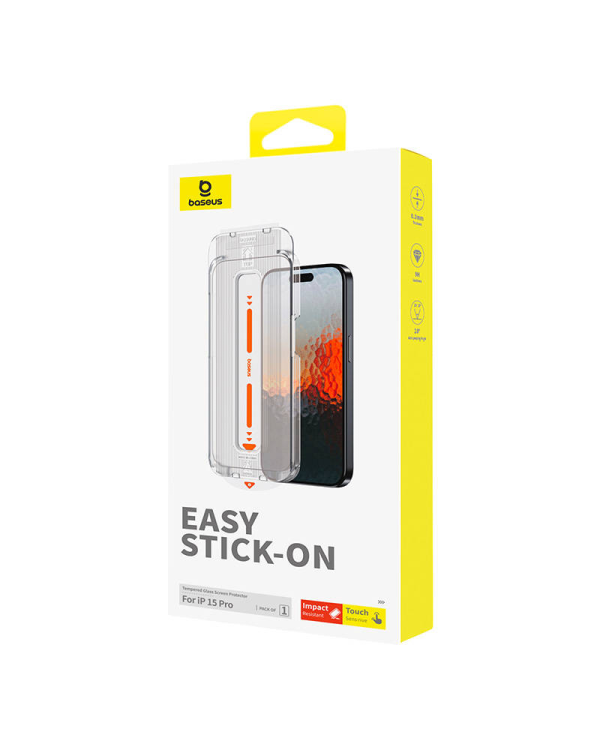 Sapphire Tempered Glass Baseus 0,3 мм для iPhone 15 Pro