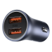 Baseus Golden Contactor Pro quick car charger 2x USB 40 W Quick Charge SCP FCP AFC + USB - USB Type C cable gray (TZCCJD-A0G)