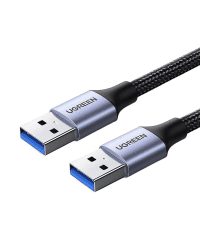 USB3.0 cable Male USB-A to Male USB-A UGREEN 2A, 1m (black)