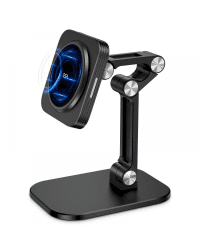 ESR HALOLOCK MAGNETIC MAGSAFE ADJUSTABLE WIRELESS CHARGER STAND BLACK
