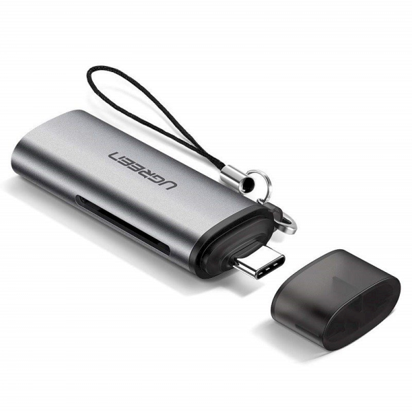 UGREEN 2in1 Card Reader USB-C 3.1 to microSD + SD (gray)
