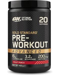 Optimum Nutrition Gold Standard предтренировочная пищевая добавка 400 g fruit punch