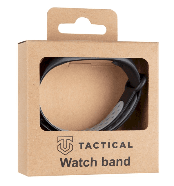 Обложка книги «Tactical 280 Double Silicone Band for Xiaomi Mi Band 3/4 Black/Grey»