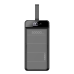 Dudao power bank 50000 mAh 3x USB with LED lamp black (K8 + black)