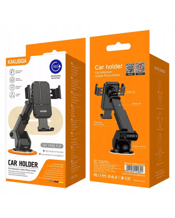 KAKUSIGA KSC-715B универсальный автомобильный держатель с черным