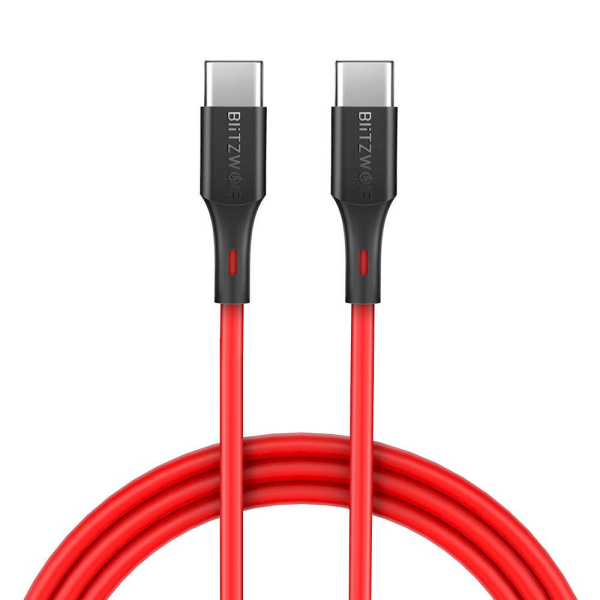 USB-C PD BlitzWolf cable BW-TC17 PD3.0 QC4.0 0.9m (red)	