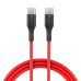 USB-C PD BlitzWolf cable BW-TC17 PD3.0 QC4.0 0.9m (red)	