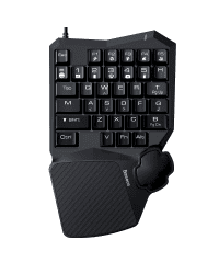 Baseus GAMO One-Handed Gaming Keyboard Black