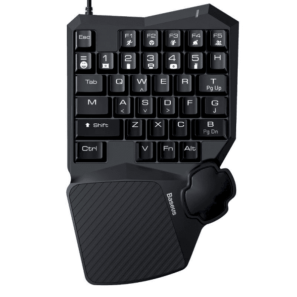 Baseus GAMO One-Handed Gaming Keyboard Black