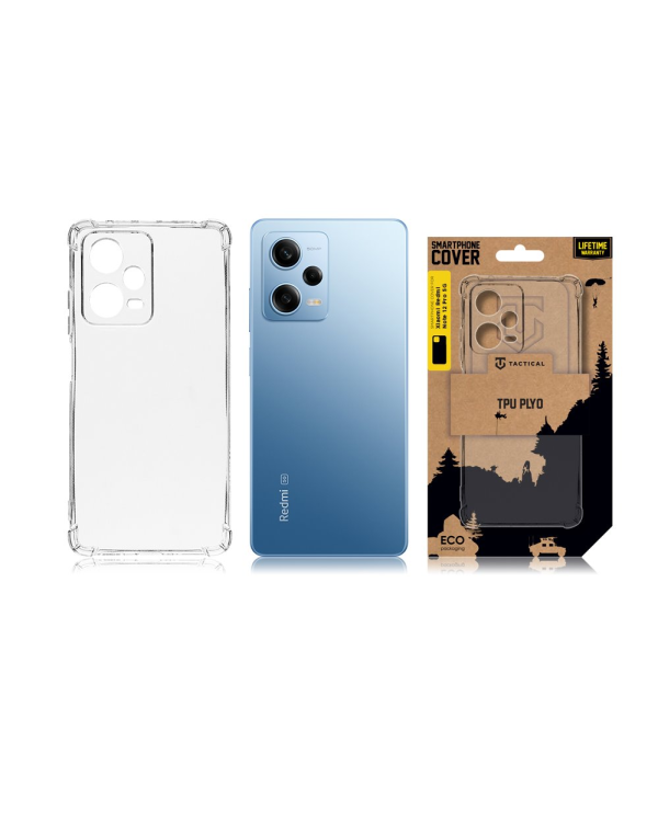 Tactical TPU Plyo Cover for Xiaomi Redmi Note 12 Pro 5G Transparent