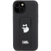 Karl Lagerfeld KLHCP15MGSACHPK iPhone 15 Plus | 14 Plus 6.7" |черный жесткий чехол Gripstand Saffiano Choupette Pins
