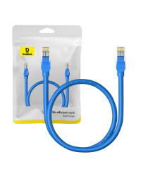 Круглый кабель Baseus Ethernet RJ45, Cat.6, 0,5 м (синий)