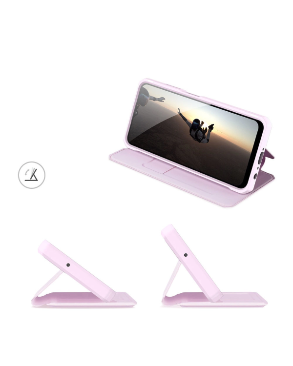 DUX DUCIS Skin X Bookcase type case for Samsung Galaxy A03s pink