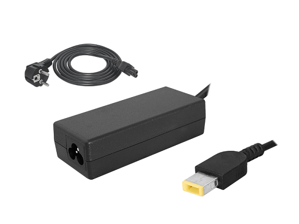 Адаптер питания для ноутбука LENOVO 20V 90W 4.5A квадратный желтый.