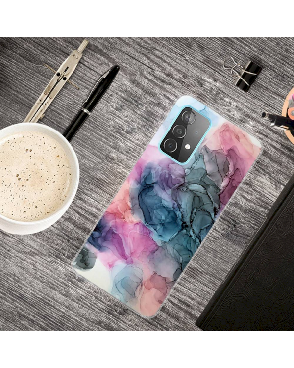 Fusion marble силиконовый чехол для Samsung A526 / A525 Galaxy A52 5G / A52 (дизайн j)