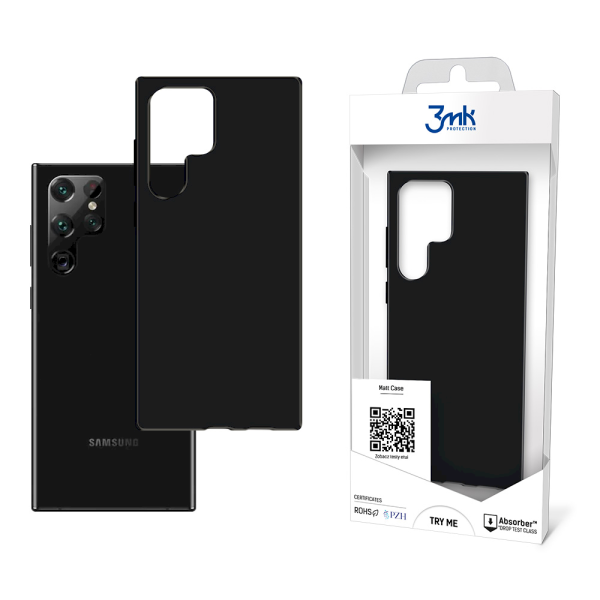 Обложка книги «Samsung Galaxy S22 Ultra - 3mk Matt Case black»