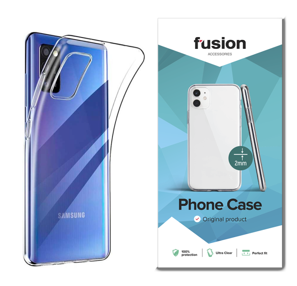 Fusion Ultra Clear Series 2 mm Силиконовый чехол для Samsung A415 Galaxy A41 Прозрачный (EU Blister)