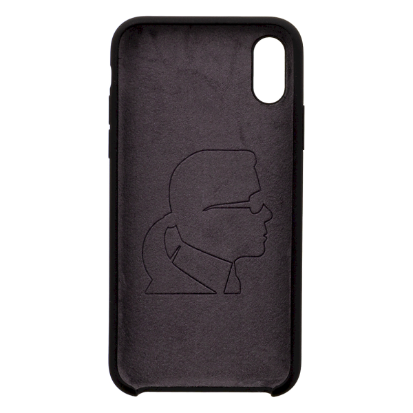Обложка книги «KLHCPXSLFKBK Karl Lagerfeld Full Body Iconic Hard Case for iPhone X/XS Black»