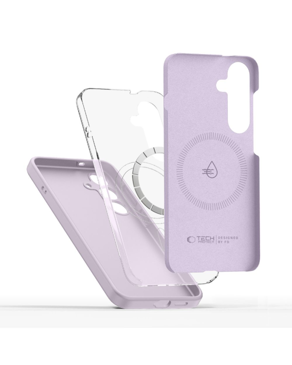 TECH-PROTECT LIQUID SILICONE MAGSAFE GALAXY S25 MAUVE