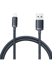 Baseus Crystal cable USB to Lightning, 2.4A, 1.2m (black)