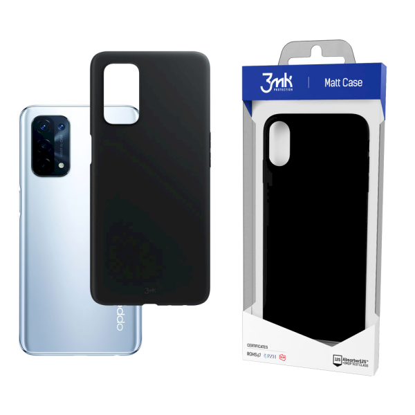 Обложка книги «Oppo A74 5G/A54 5G - 3mk Matt Case black»