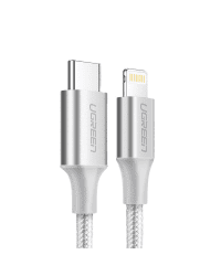 Ugreen USB Typ C - Lightning MFI cable 1 m 3 A 36 W silver (70523)
