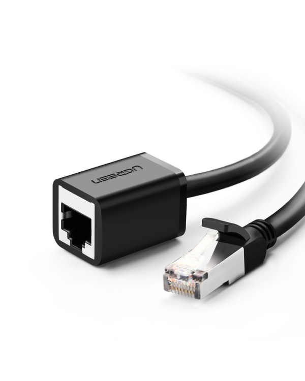 Дополнительное изображение книги «Удлинительный кабель Ugreen Ethernet RJ45 Cat 6 FTP 1000Mbps 2m Black (NW112 11281)»