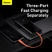 PowerBank Baseus 20000mAh, PD, 2xUSB + USB-C, USB-C cable, 65W
