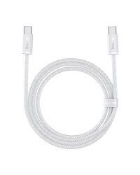 Cable USB-C to USB-C Baseus, 100W, 1m (white)