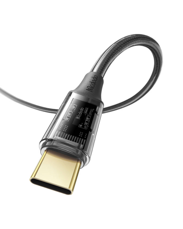 USB to USB-C cable, Mcdodo CA-2090, 6A, 1.2m (black)