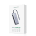 Ugreen multi-functional HUB 9in1 USB Type C - HDMI, DP, VGA, 2 x USB, RJ45 Ethernet, SD | TF card reader, USB Type C PD 100W gray (CM274)