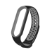 Fusion dots ремешок для часов Xiaomi Mi Band 5 / Mi Band 6 серый черный
