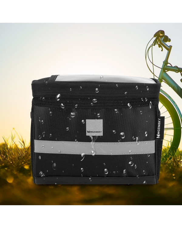 Wozinsky bicycle handlebar bag 2L black (WBB12BK)