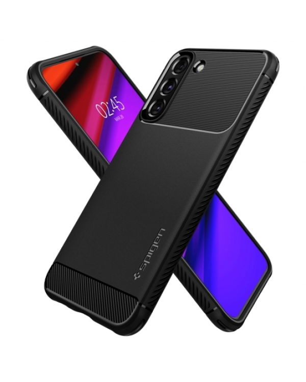 Чехол SPIGEN Rugged Armor ACS03986 для Samsung Galaxy S22 - матовый черный