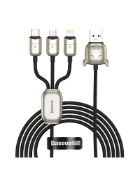 Baseus USB cable Year of the Ox 3in1 USB Type-C / Lightning / Micro 1.2m - black