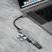 Dudao HUB 4in1 USB-C - 4x USB-A (3 x USB2.0 | USB3.0) 6.3cm black (A16T)