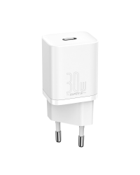 Зарядное устройство Baseus Super Si Quick Charger USB-C / 30W белое