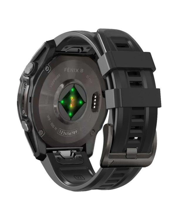 TECH-PROTECT SILICONE GARMIN FENIX 5 | 6 | 6 PRO | 7 | 8 (47 ММ) | E ЧЕРНЫЙ