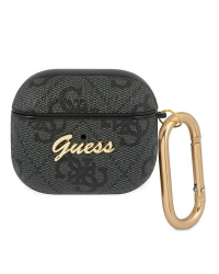Guess GUA34GSMK AirPods 3 чехол 4G Script Metal Collection серый