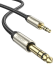 Аудиокабель Ugreen 3.5mm -> 6.35mm TRS 10м черный