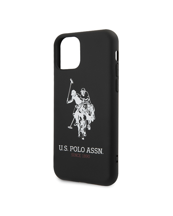 Силиконовая коллекция US Polo USHCN65SLHRBK iPhone 11 Pro Max czarny|black