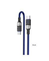 KAKUSIGA KSC-696 USB-C -> USB-C кабель для зарядки 60 Вт | 120 см синий