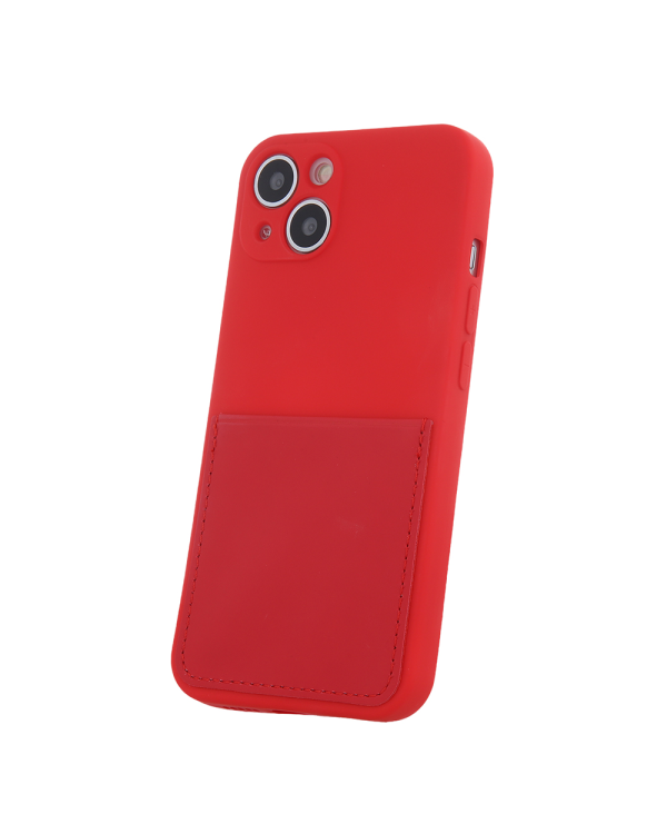 Fusion Card Case прочный силиконовый чехол для Samsung A526 | A525 | A528 Galaxy A52 5G | A52 4G | A52s красный
