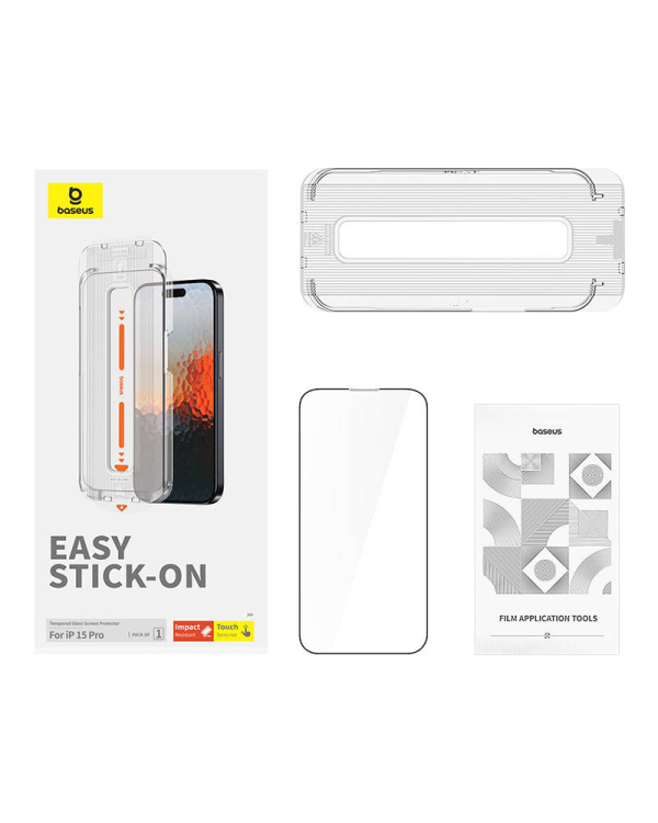 Sapphire Tempered Glass Baseus 0,3 мм для iPhone 15 Pro