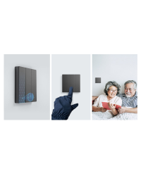 Sonoff Smart 3-канальный Wi-Fi настенный выключатель черный (M5-3C-80)